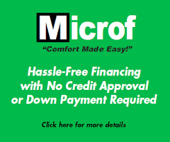 Flexible financing available through Microf